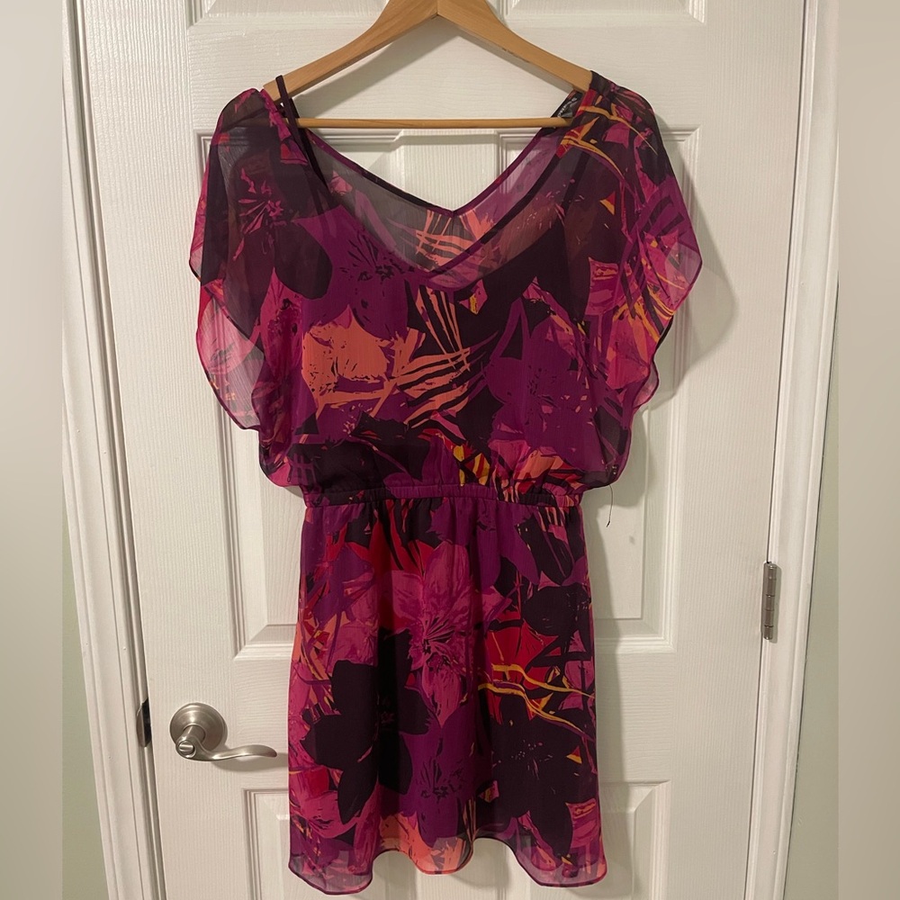 Express Size Medium Floral Dress
